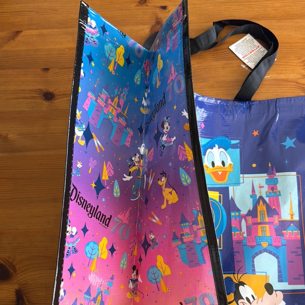 Disney Disneyland 70th Anniversary Character Tote Bag - Picture 8 of 12